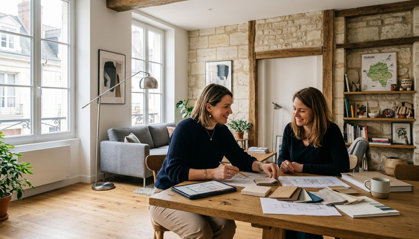 Architecte d'intérieur à Tours : l'art de marier contemporain et authenticité tourangelle