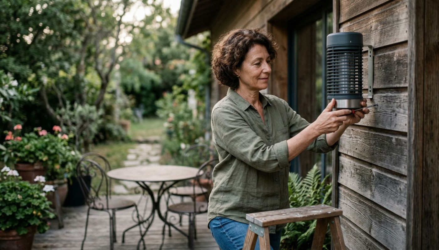 Conseil d’expert : installer sa lampe anti moustique, une question de précision